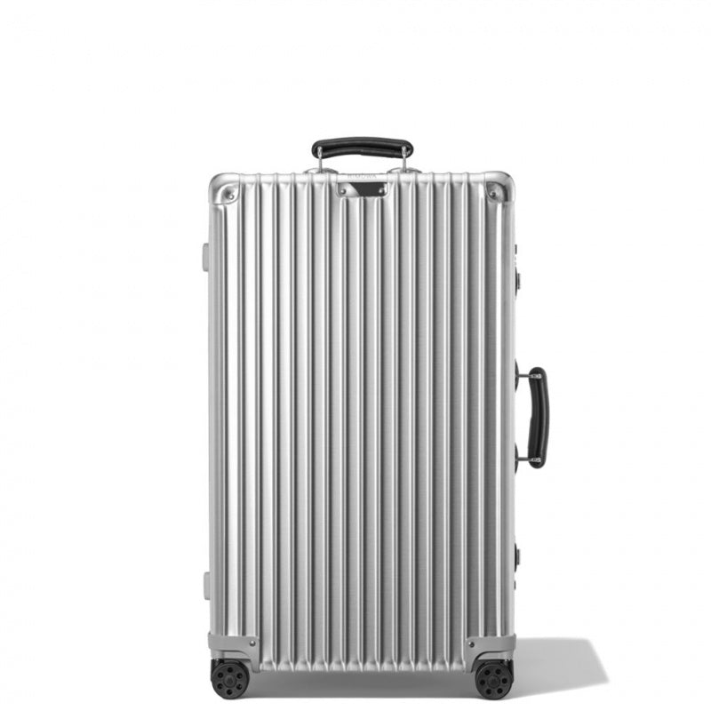 Rimowa Klassische Trunk Large Aluminum Maleta Silver
