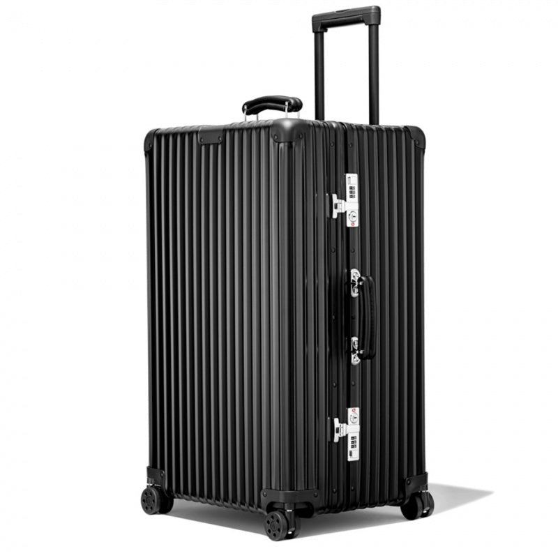 Rimowa Klassische Trunk Large Aluminum Maleta Black