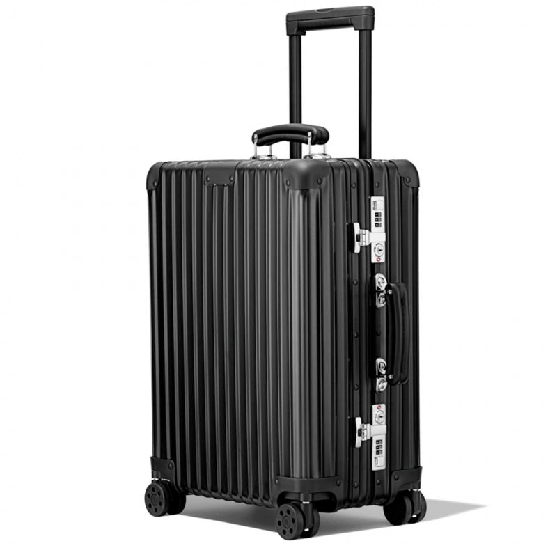 Rimowa Klassische Cabin Aluminum Carry-On Maleta Black