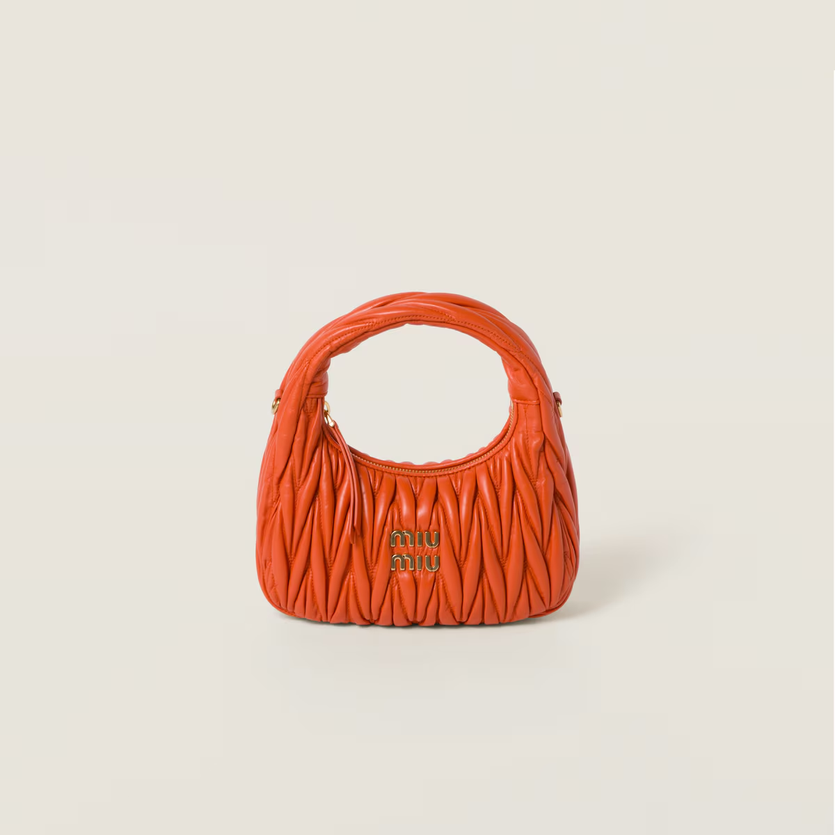 Miu Miu Bolso hobo Wander de napa Matelassé