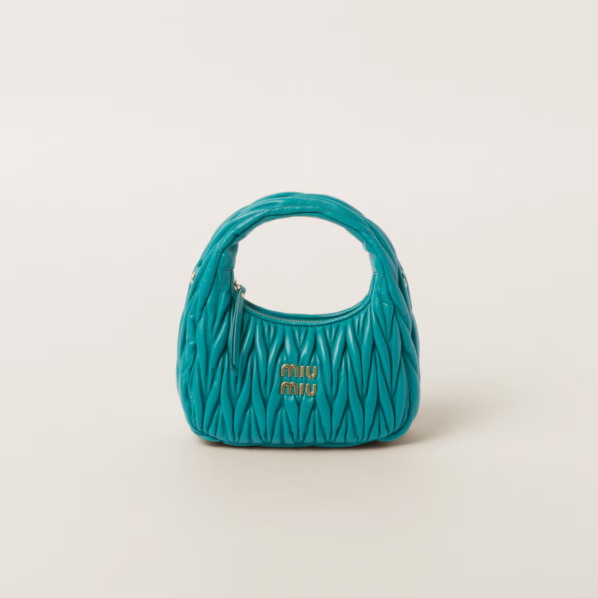 Miu Miu Bolso hobo Wander de napa Matelassé