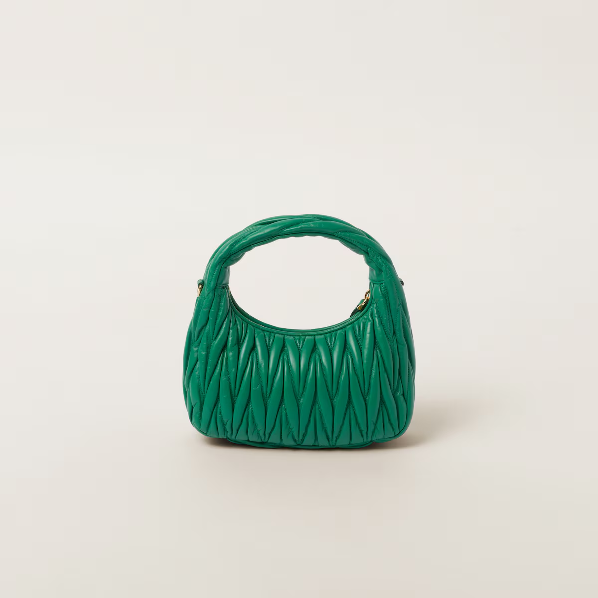 Miu Miu Bolso hobo Wander de napa Matelassé