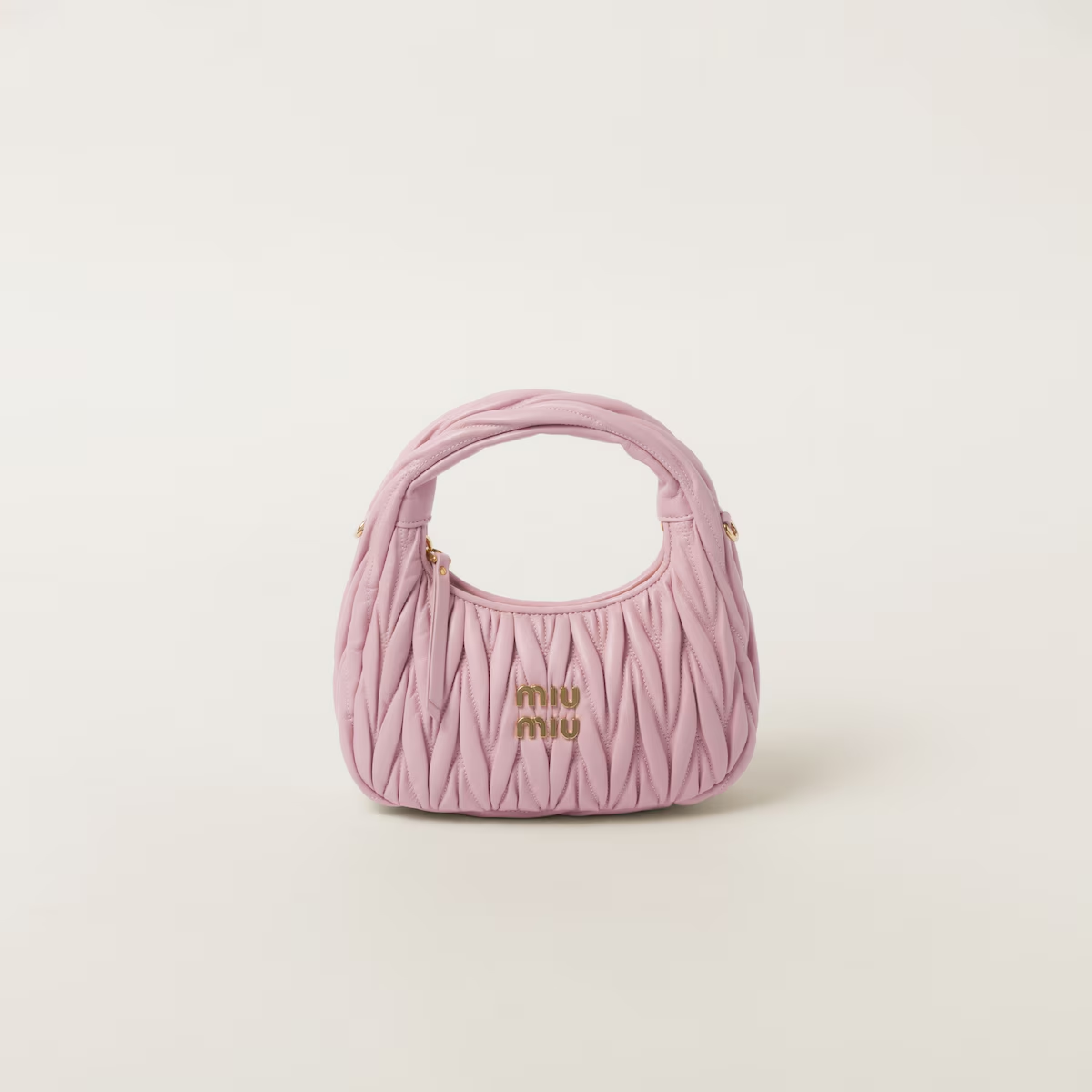 Miu Miu Bolso hobo Wander de napa Matelassé