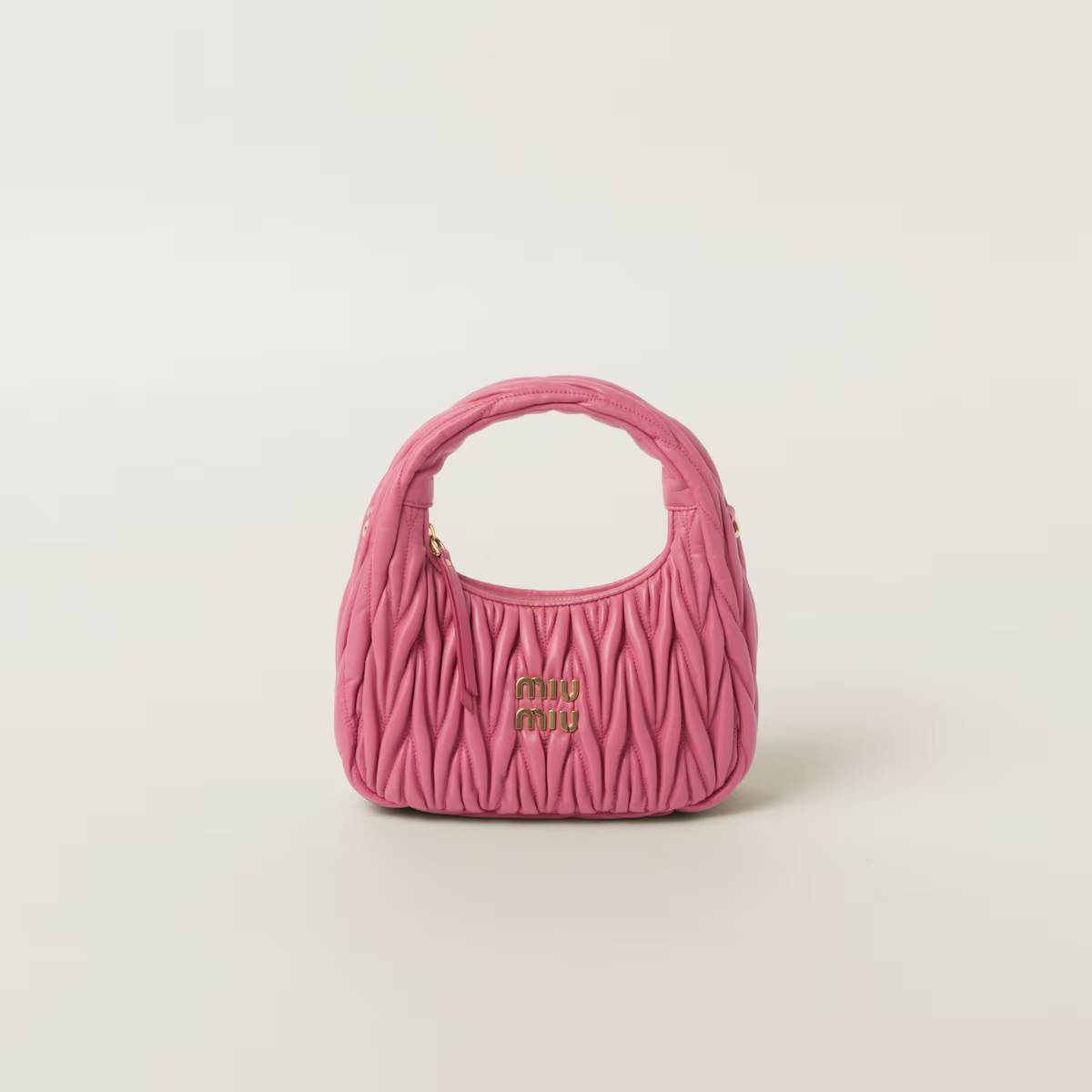 Miu Miu Bolso hobo Wander de napa Matelassé