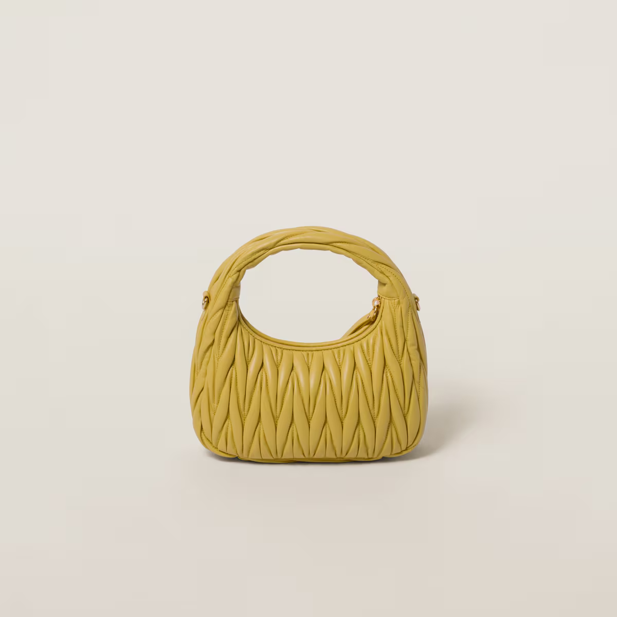 Miu Miu Bolso hobo Wander de napa Matelassé