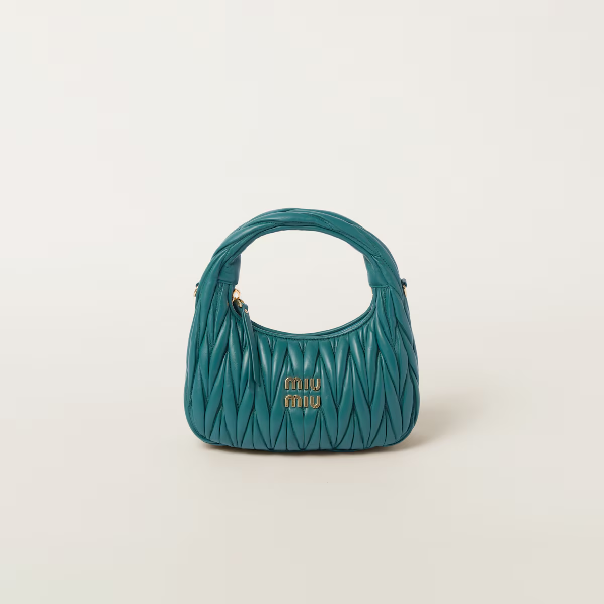 Miu Miu Bolso hobo Wander de napa Matelassé