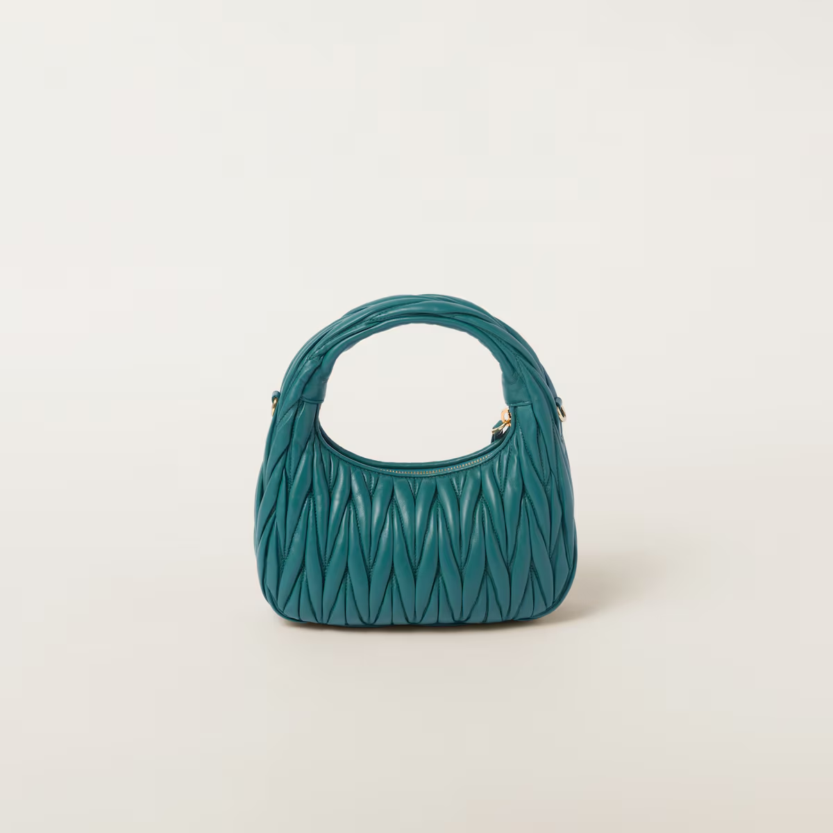 Miu Miu Bolso hobo Wander de napa Matelassé