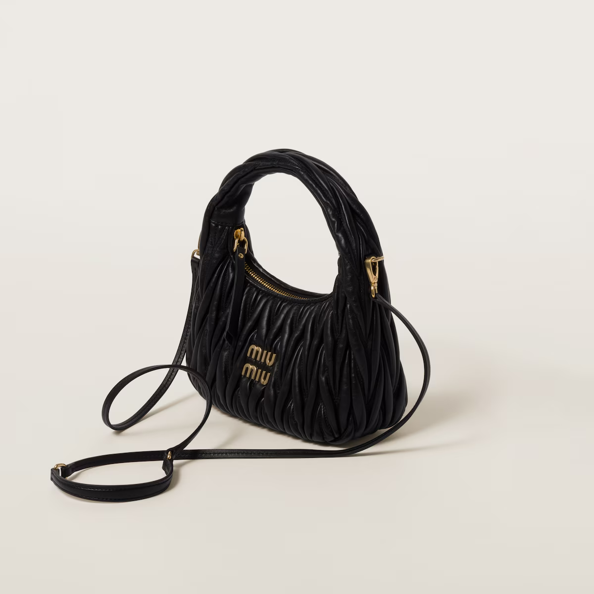 Miu Miu Bolso hobo de napa Matelassé Wander