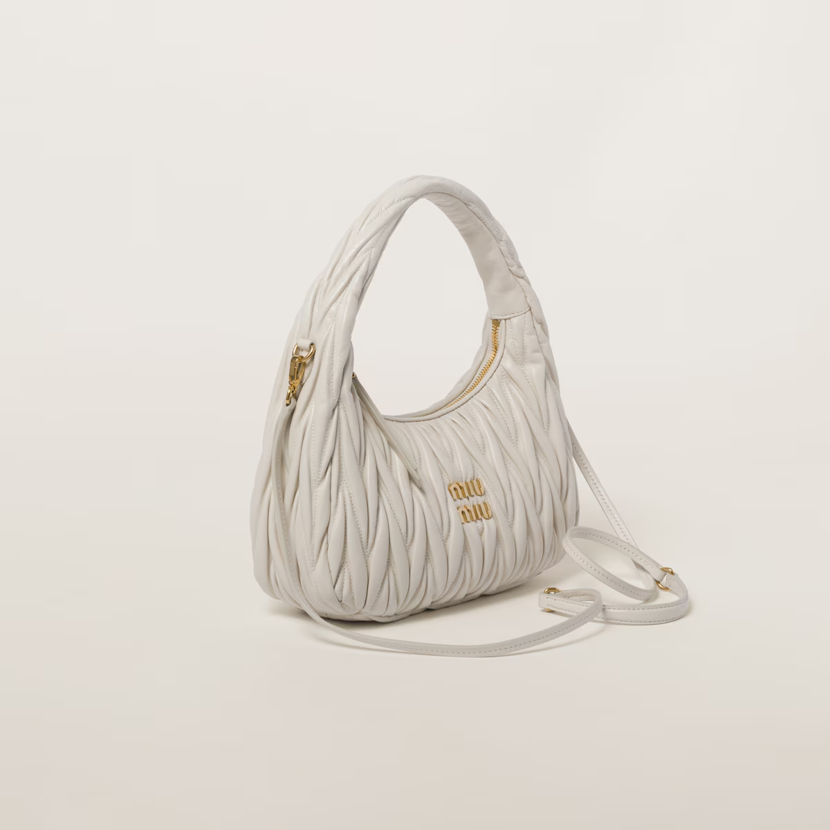 Miu Miu Bolso hobo de napa Matelassé Wander