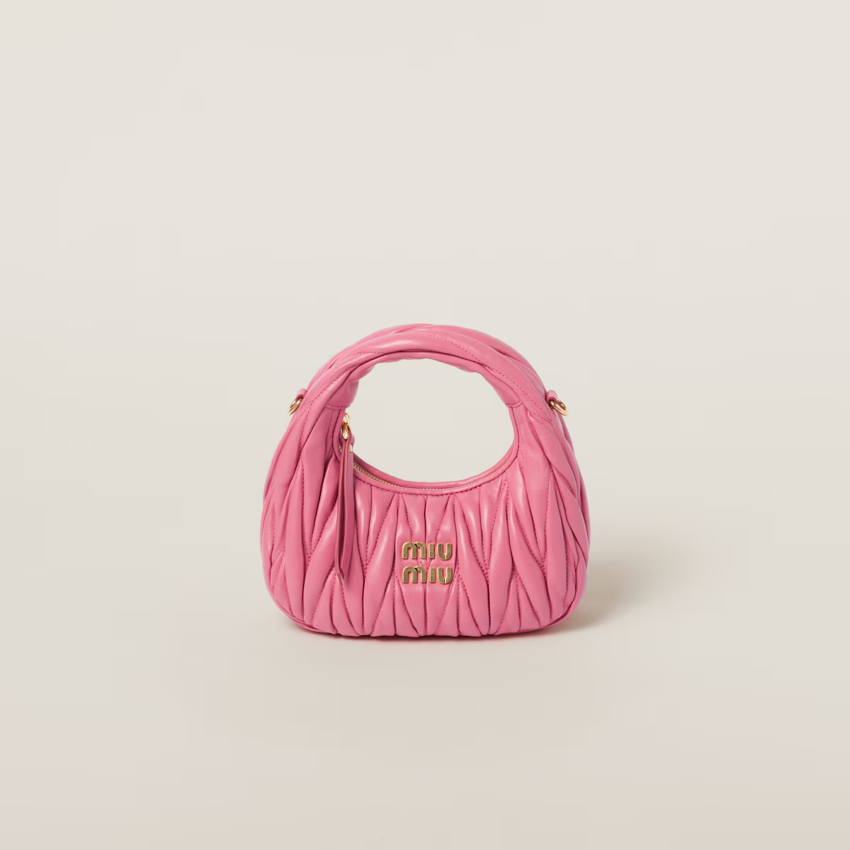 Miu Miu Minibolso hobo Wander de napa Matelassé