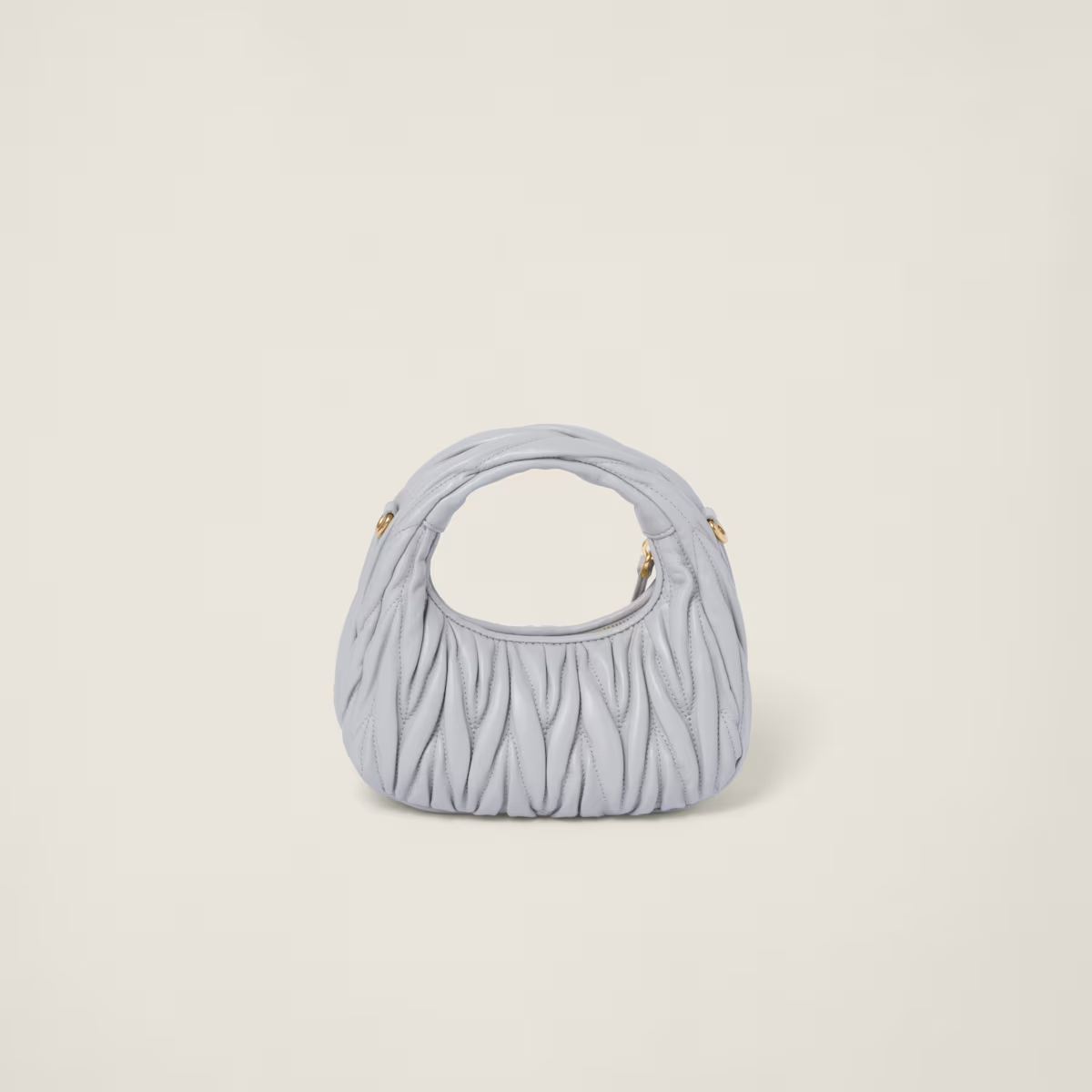 Miu Miu Minibolso hobo Wander de napa Matelassé
