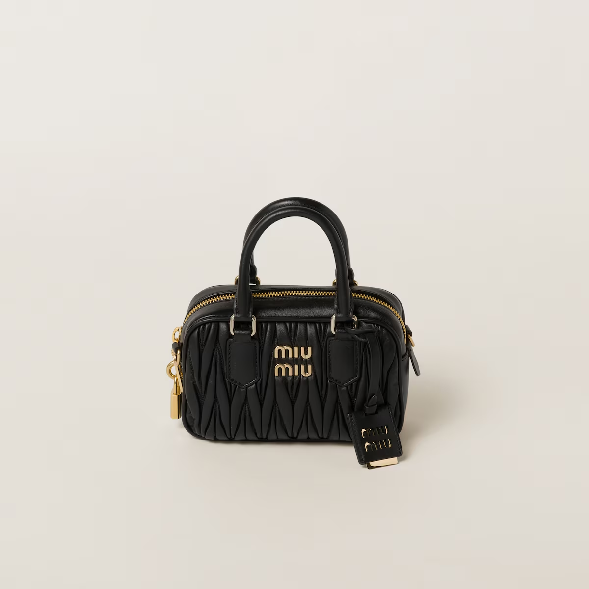Miu Miu Bolso Arcadie de napa Matelassé