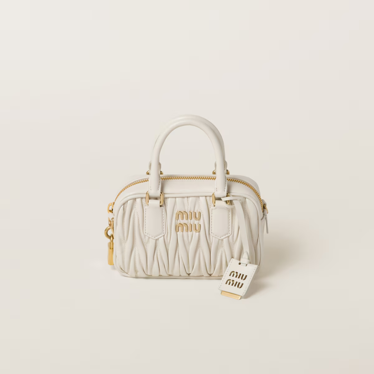 Miu Miu Bolso Arcadie de napa Matelassé