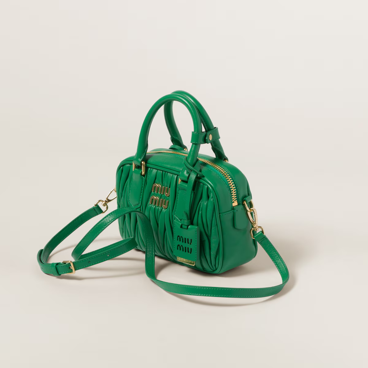 Miu Miu Bolso Arcadie de napa Matelassé