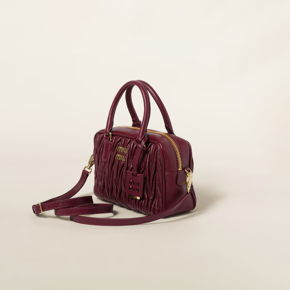Miu Miu Bolso Arcadie de napa Matelassé