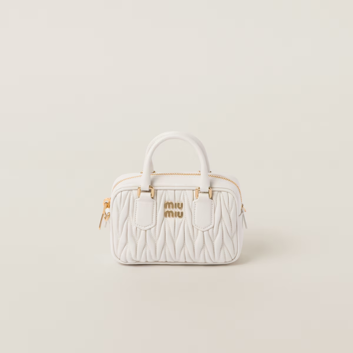 Miu Miu Minibolso Arcadie de napa Matelassé