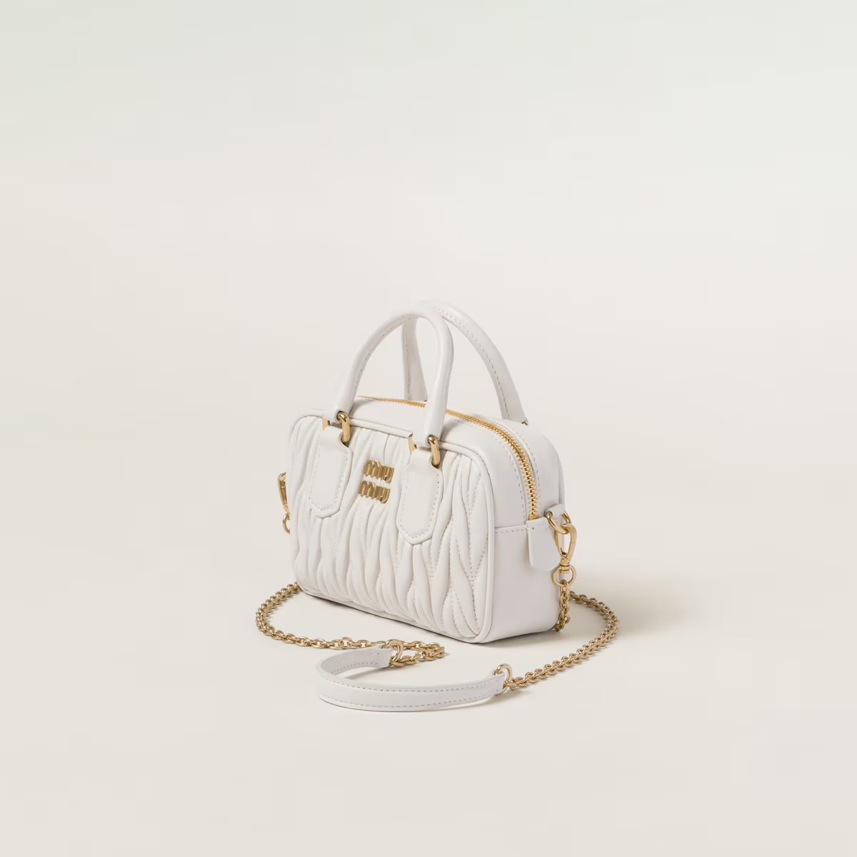 Miu Miu Minibolso Arcadie de napa Matelassé