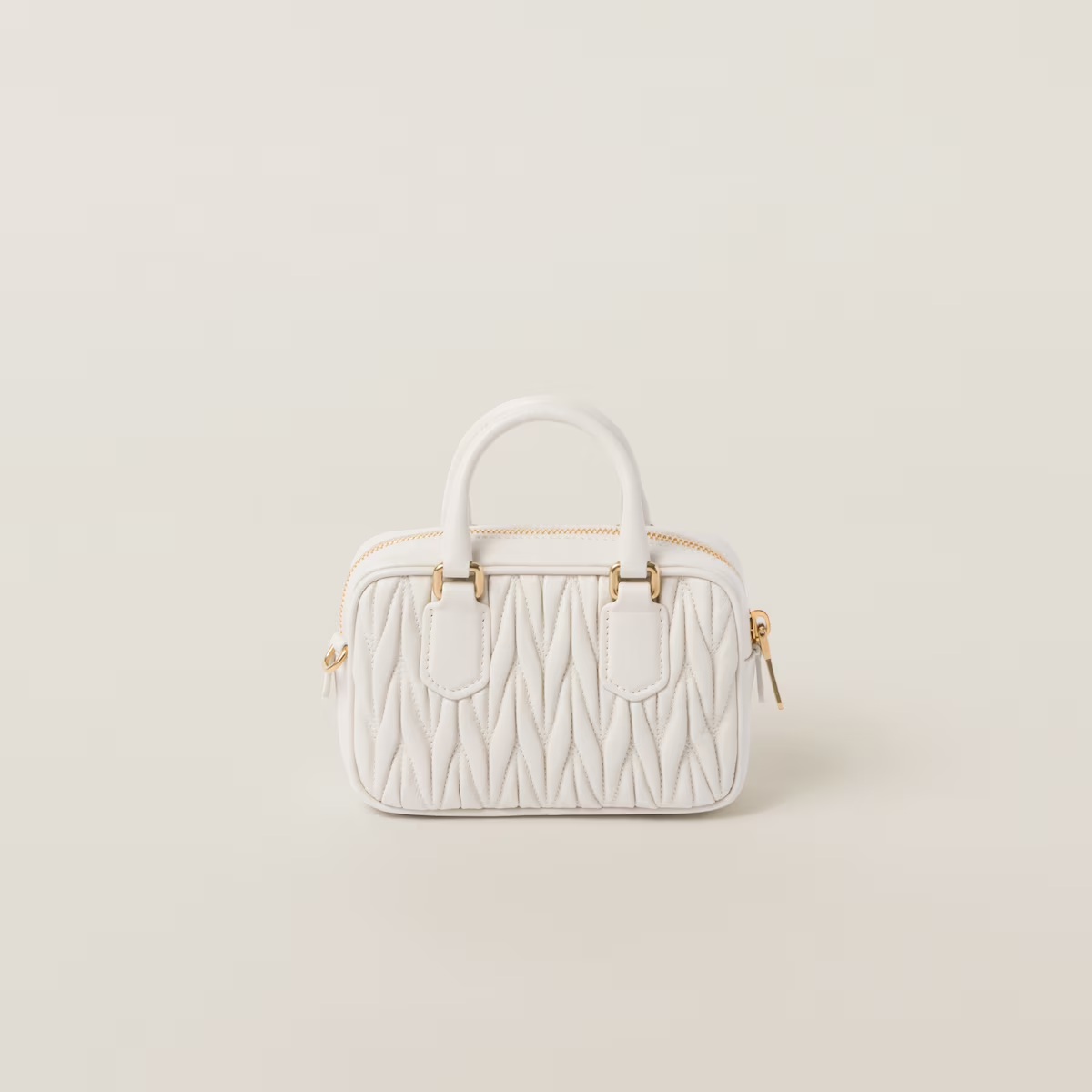 Miu Miu Minibolso Arcadie de napa Matelassé