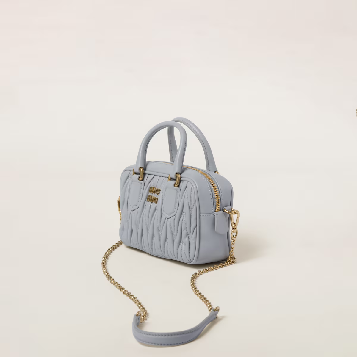 Miu Miu Minibolso Arcadie de napa Matelassé