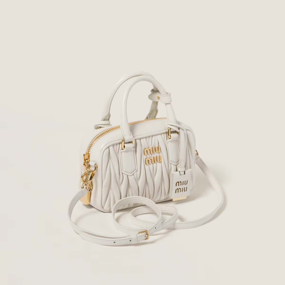 Miu Miu Bolso Arcadie de napa Matelassé