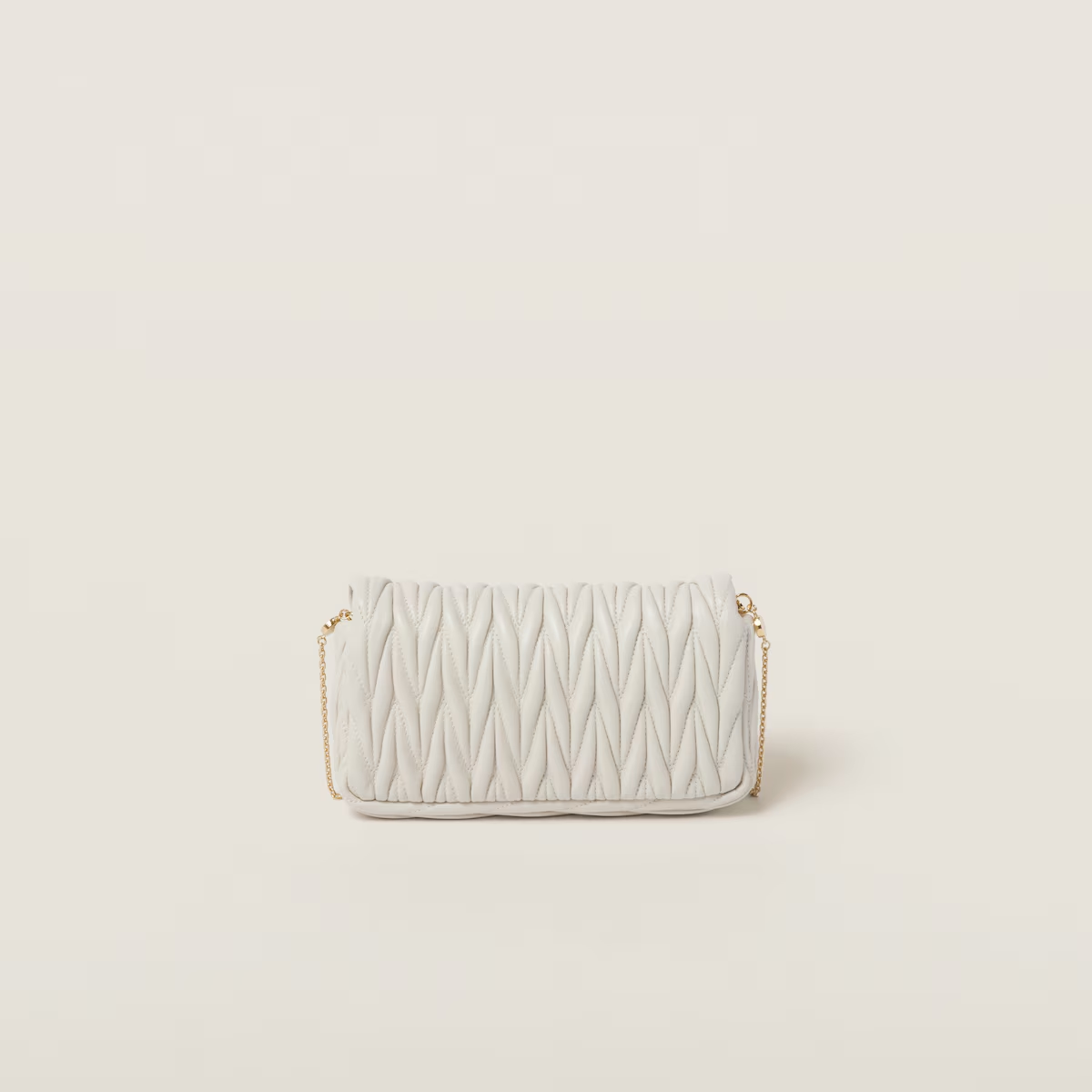 Miu Miu Minibolso de napa Matelassé