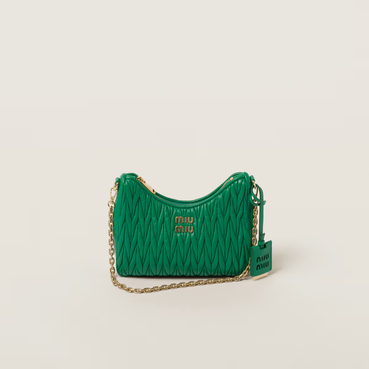 Miu Miu Bolso bandolera de napa Matelassé