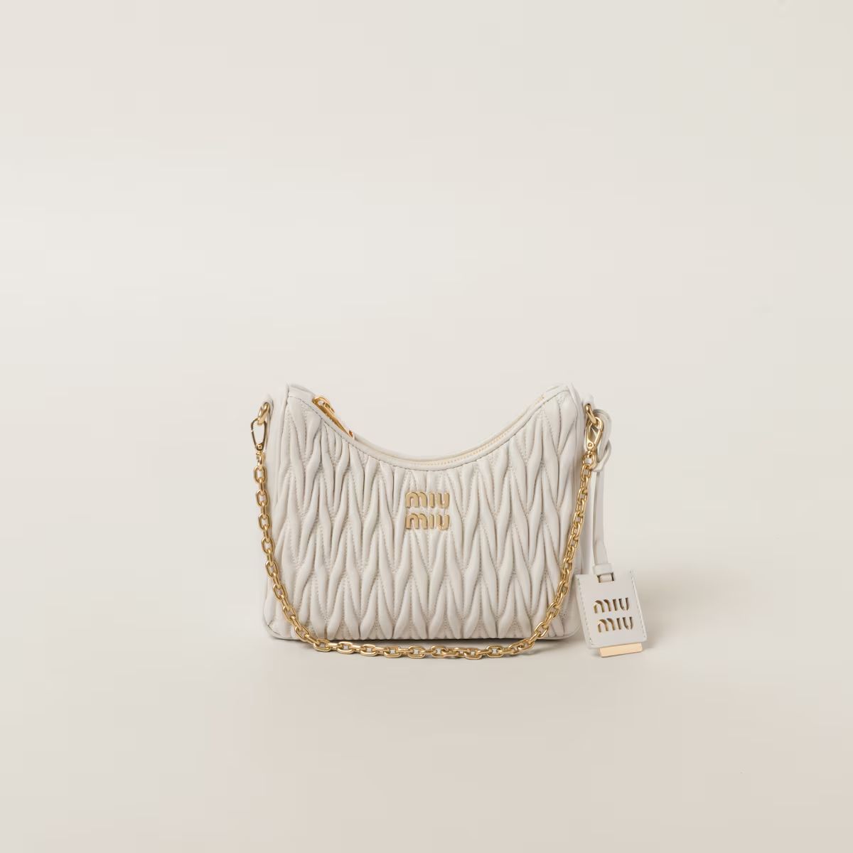 Miu Miu Bolso bandolera de napa Matelassé