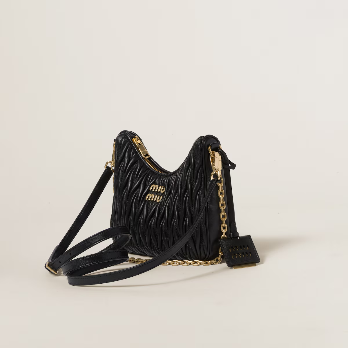 Miu Miu Bolso bandolera de napa Matelassé