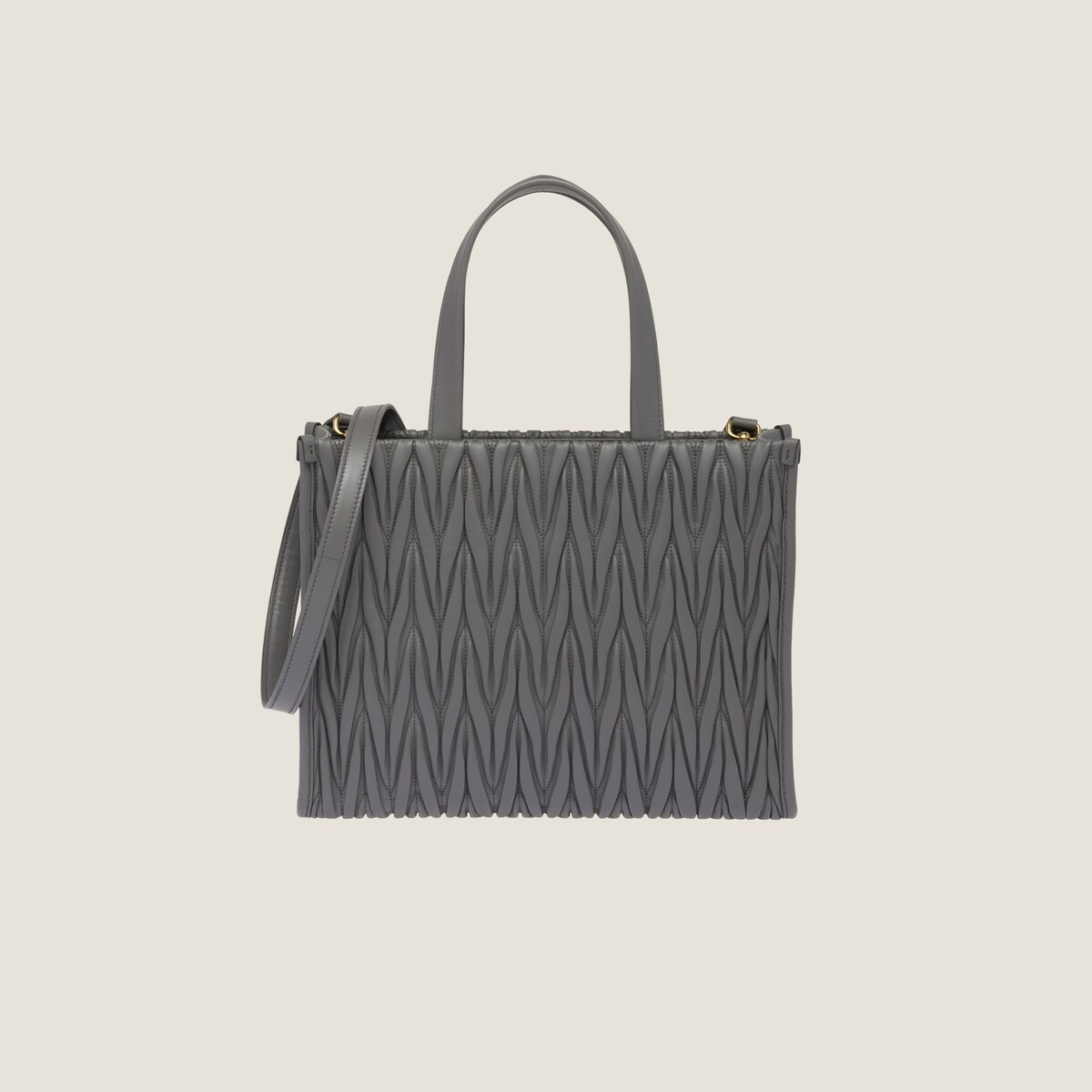 Miu Miu Bolso tote de napa Matelassé
