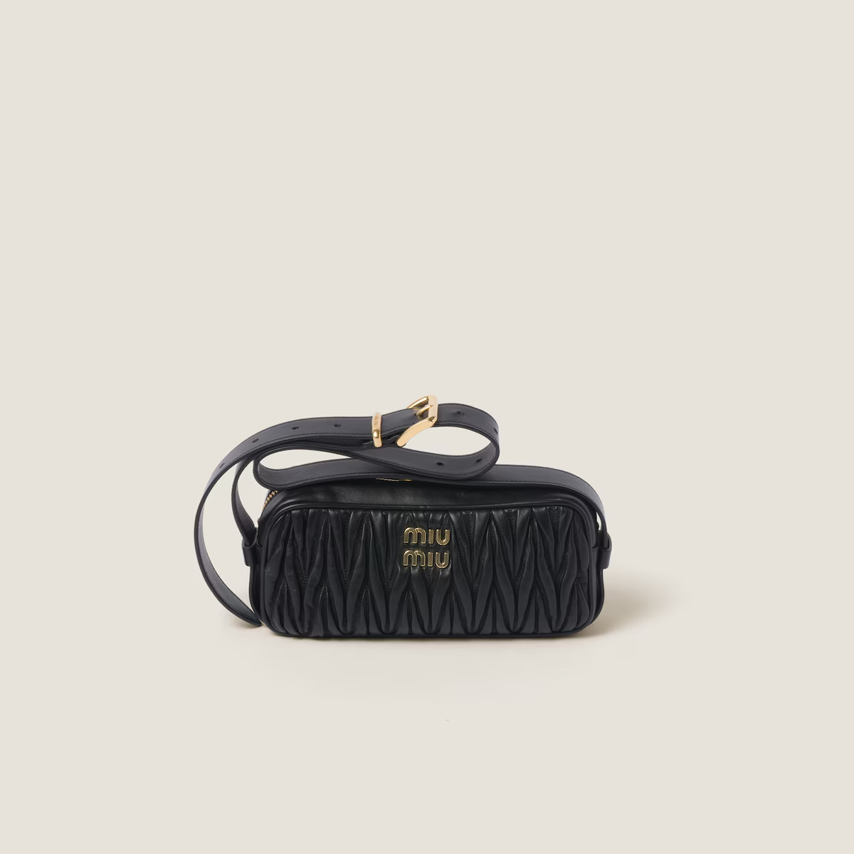Miu Miu Bolso bandolera de napa Matelassé
