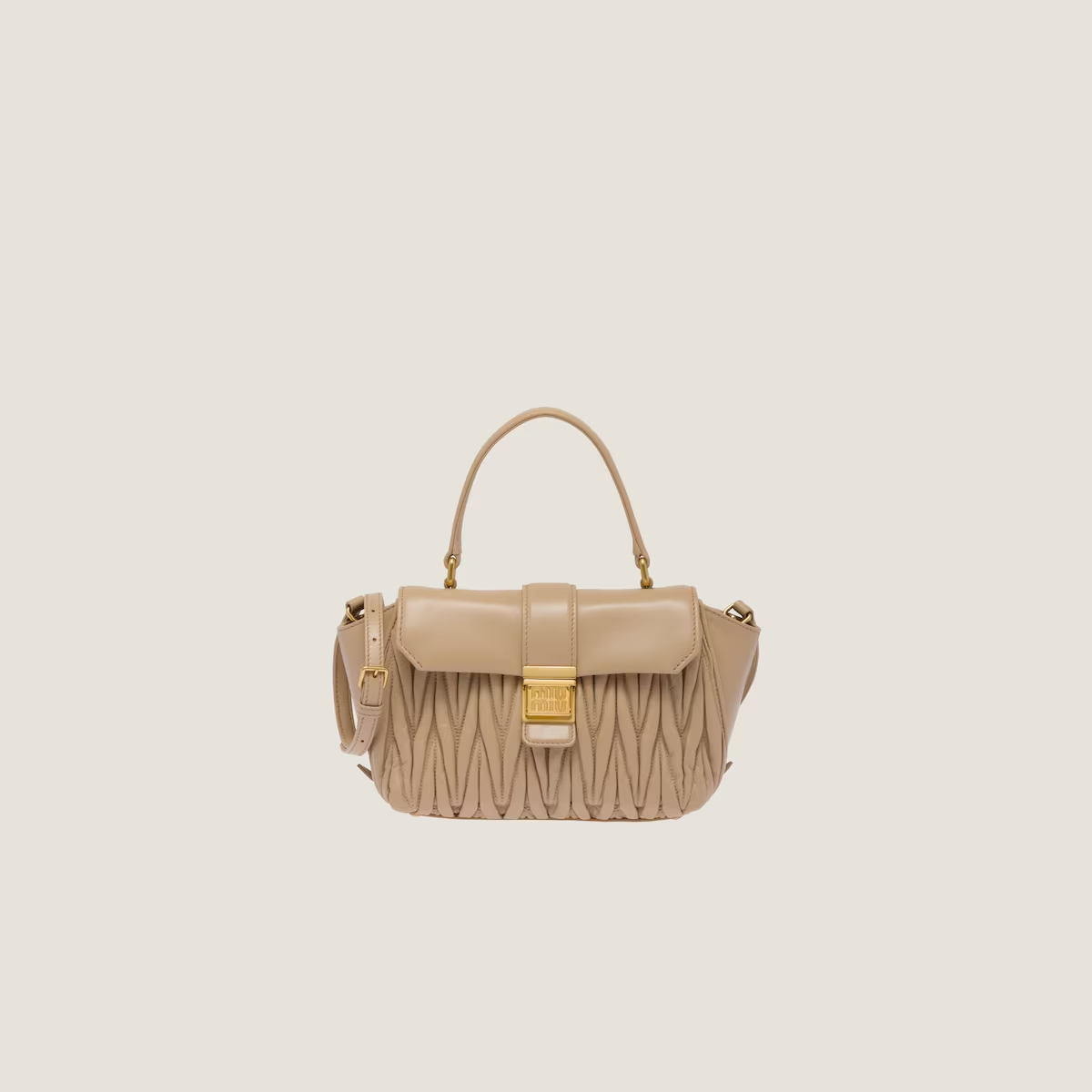 Miu Miu Bolso de mano de napa Matelassé