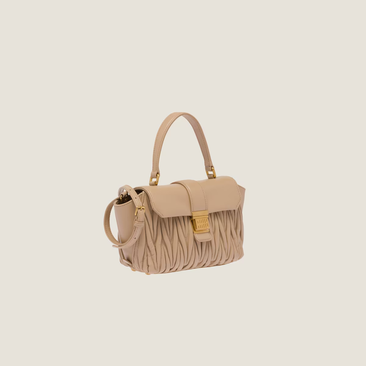 Miu Miu Bolso de mano de napa Matelassé