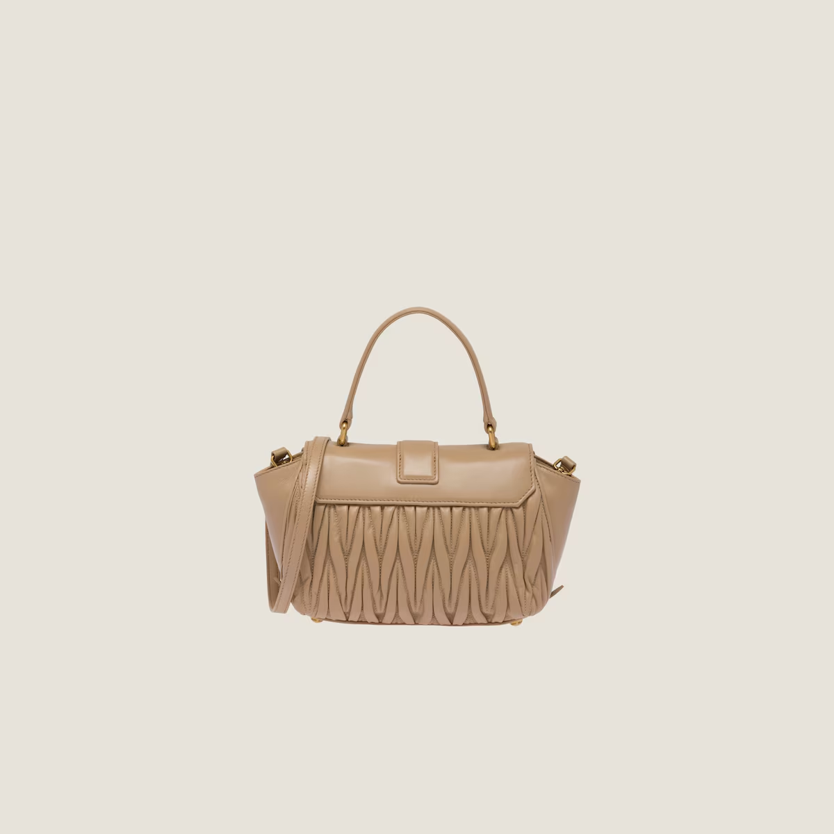 Miu Miu Bolso de mano de napa Matelassé