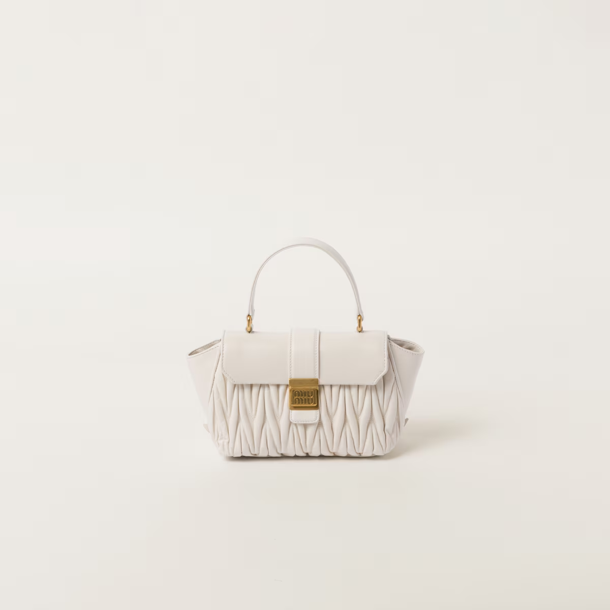 Miu Miu Bolso de mano de napa Matelassé