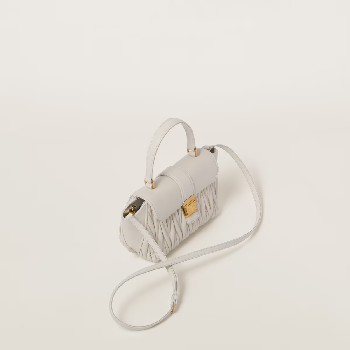 Miu Miu Bolso de mano de napa Matelassé