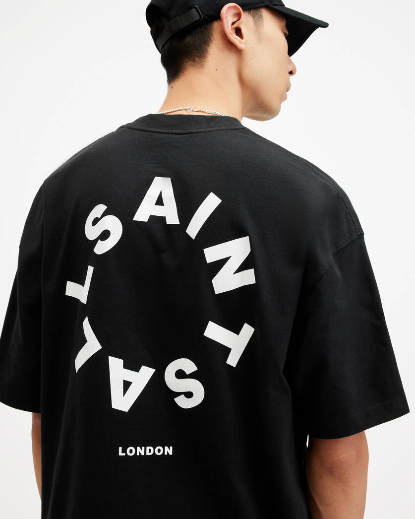 Playera ALLSAINTS Tierra Oversized Crew Neck Logo