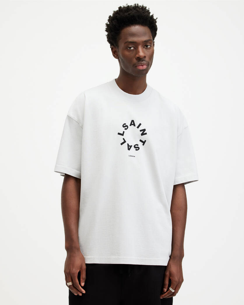 Playera ALLSAINTS Tierra Oversized Crew Neck Logo