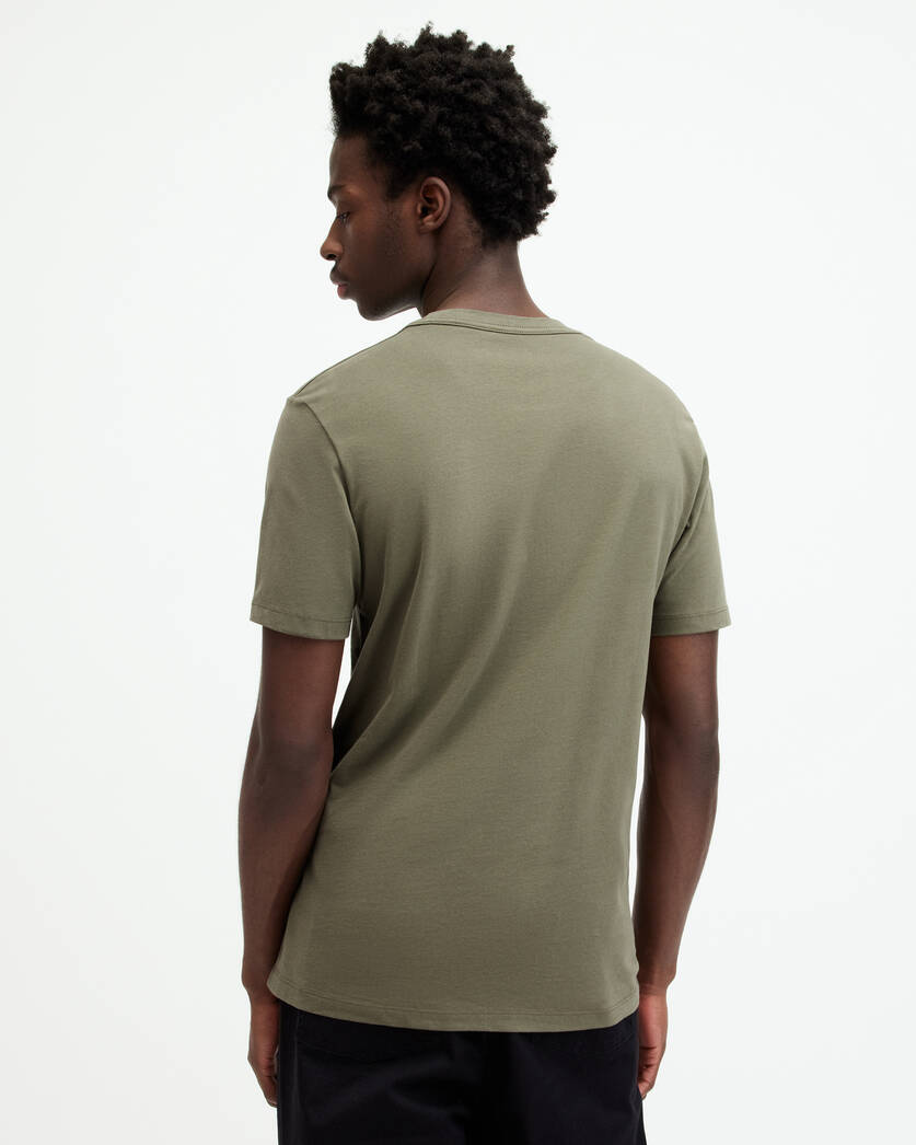 Playera ALLSAINTS Brace Brushed Cotton Crew Neck