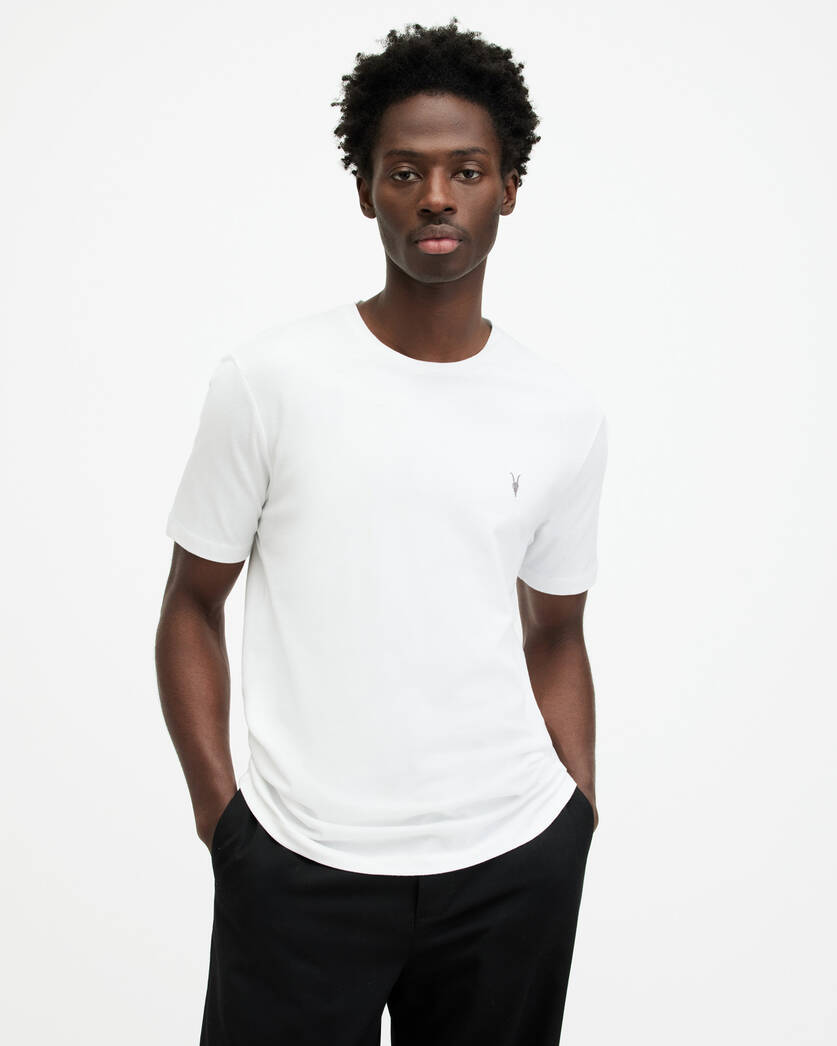 Playera ALLSAINTS Brace Brushed Cotton Crew Neck