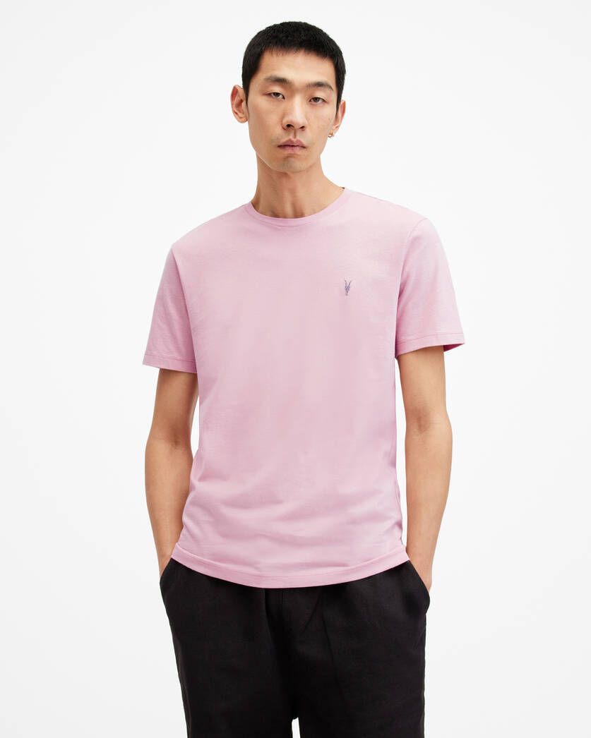 Playera ALLSAINTS Brace Brushed Cotton Crew Neck