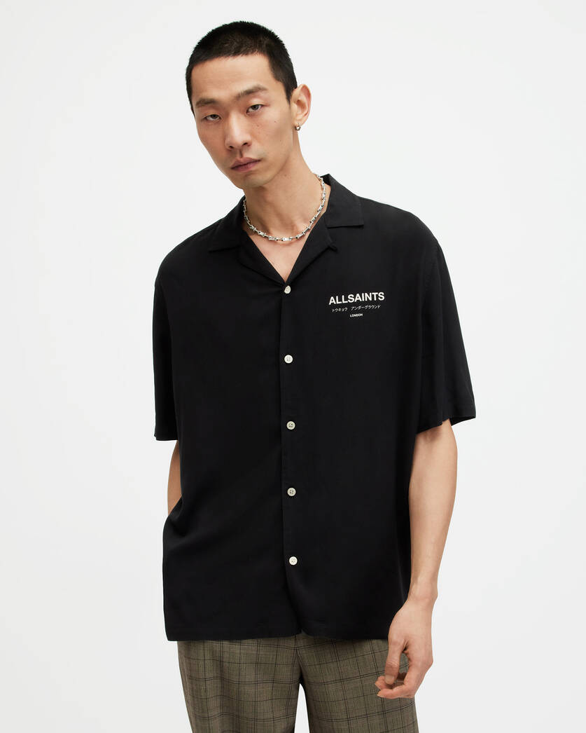Playera ALLSAINTS Underground Logo Relaxed Fit