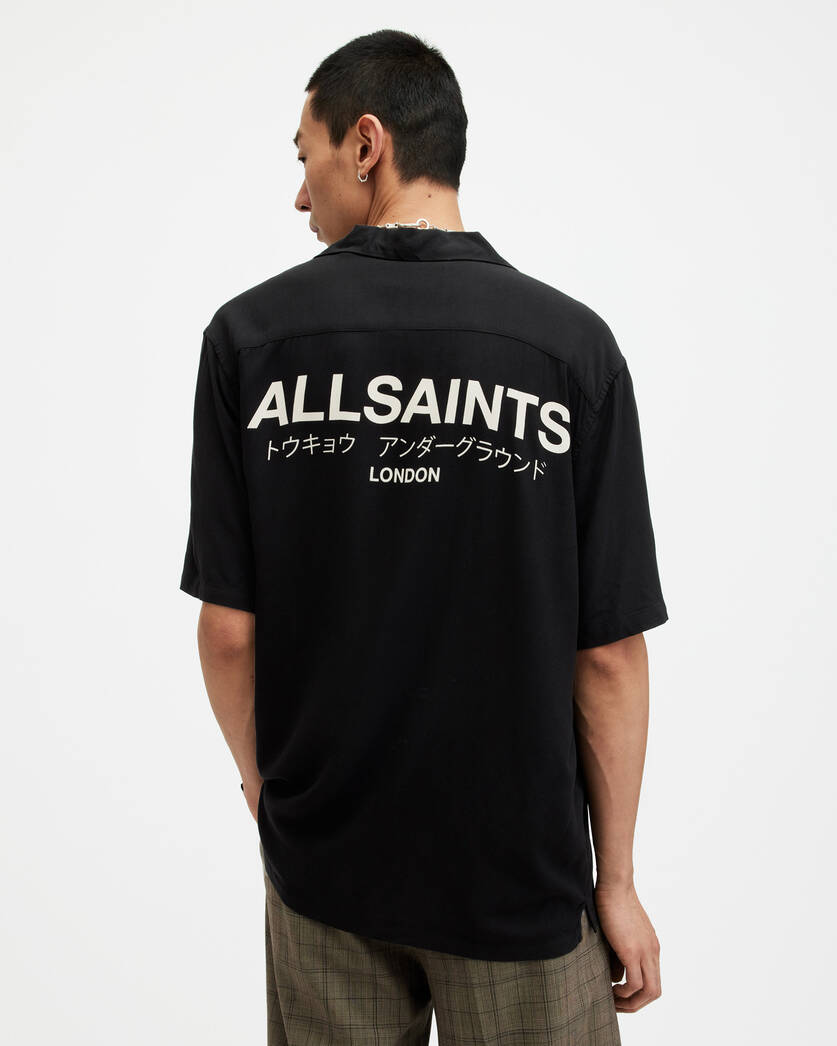 Playera ALLSAINTS Underground Logo Relaxed Fit