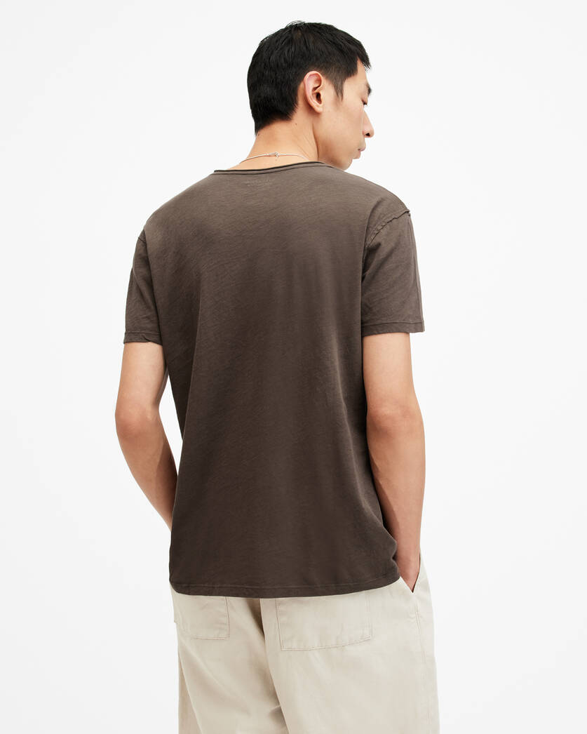 Playera ALLSAINTS Figure Crew Neck Raw Edge