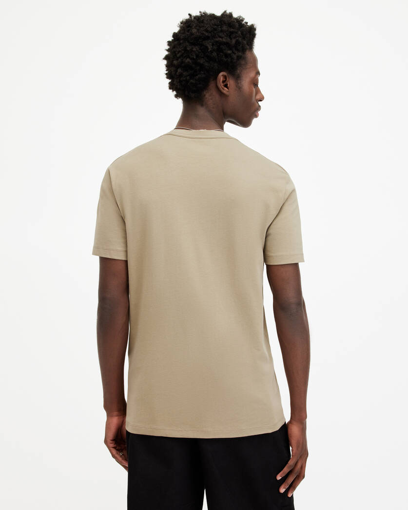 Playera ALLSAINTS Brace Brushed Cotton Crew Neck