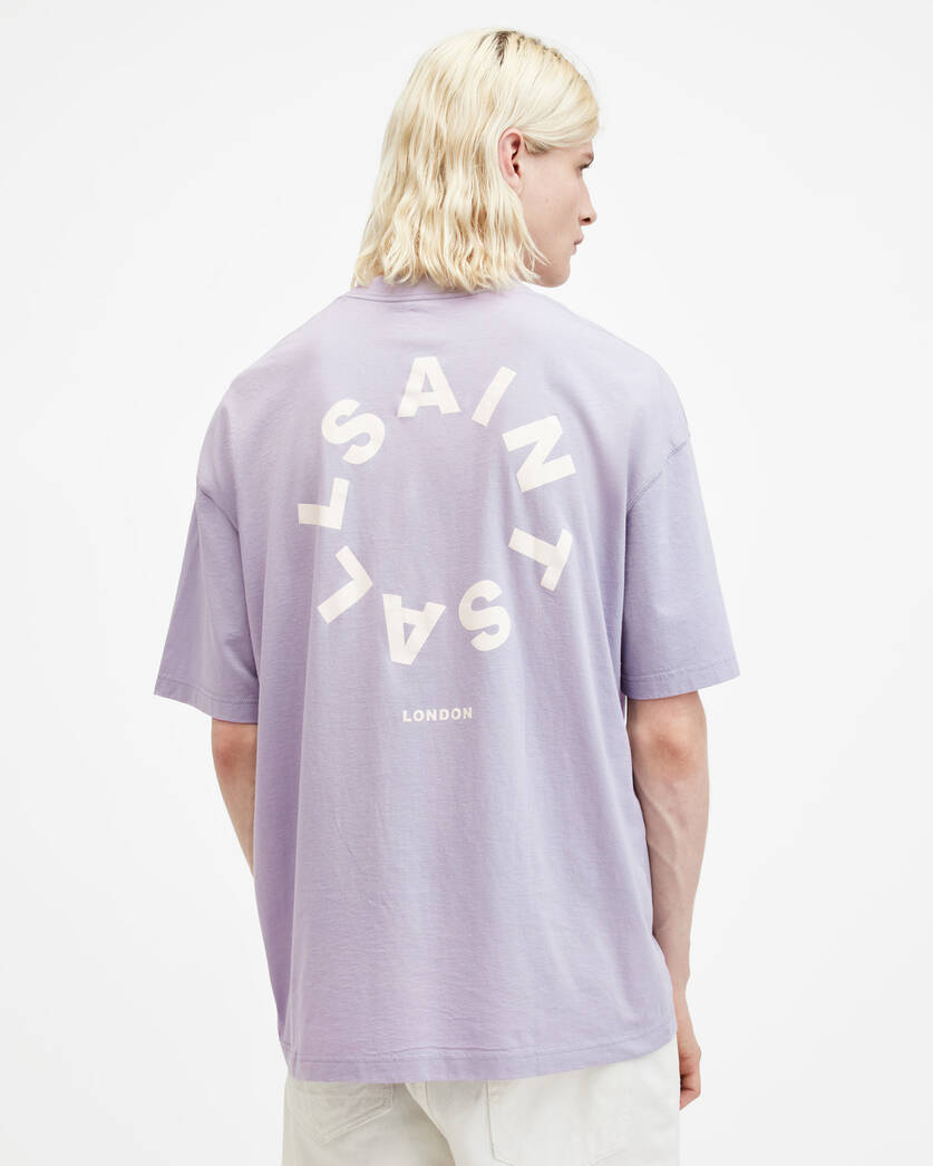 Playera ALLSAINTS Tierra Oversized Crew Neck Logo