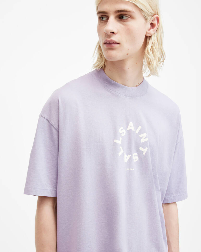 Playera ALLSAINTS Tierra Oversized Crew Neck Logo