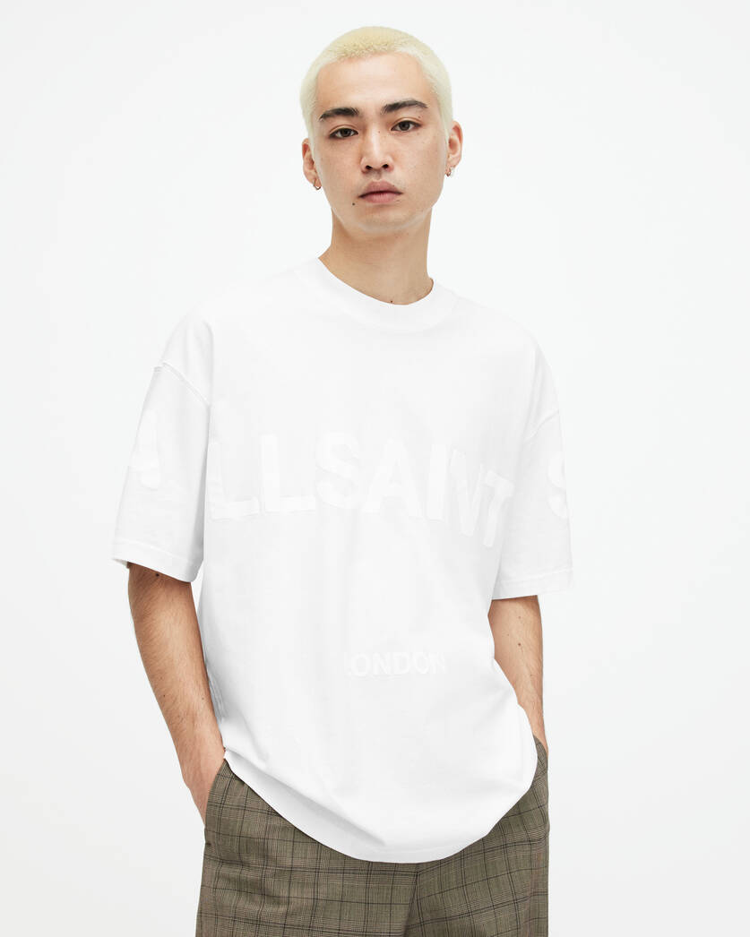 Playera ALLSAINTS Biggy Oversized Logo Print