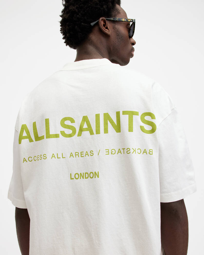 Playera ALLSAINTS Access Oversized Crew Neck