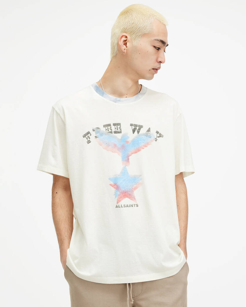 Playera ALLSAINTS Indy Relaxed Fit Crew Neck