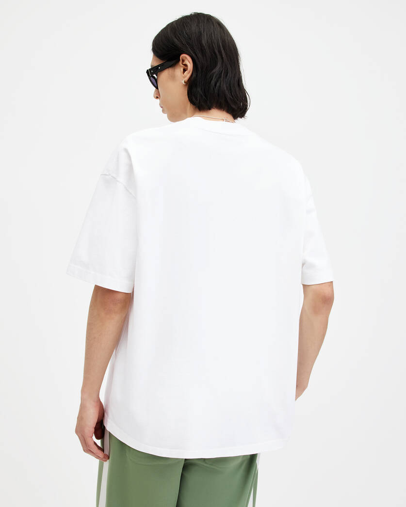 Playera ALLSAINTS Pass Graphic Print Oversized